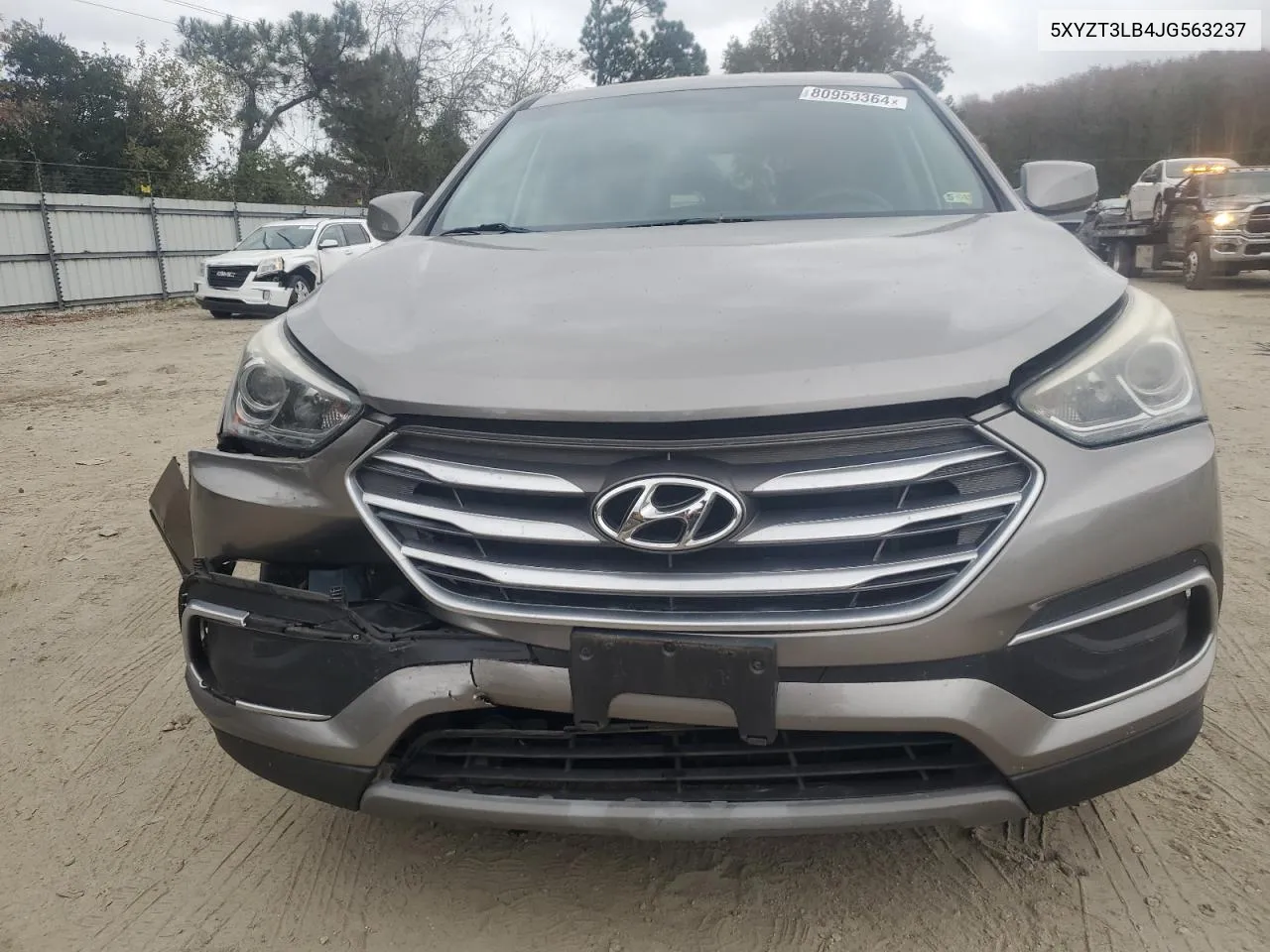 2018 Hyundai Santa Fe Sport VIN: 5XYZT3LB4JG563237 Lot: 80953364