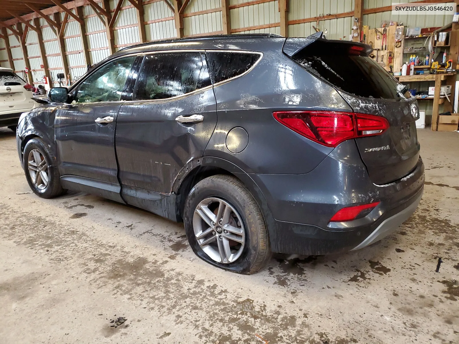 5XYZUDLB5JG546420 2018 Hyundai Santa Fe Sport