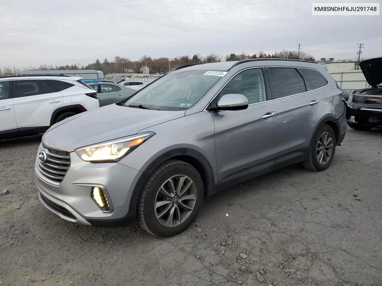 2018 Hyundai Santa Fe Se VIN: KM8SNDHF6JU291748 Lot: 81375724