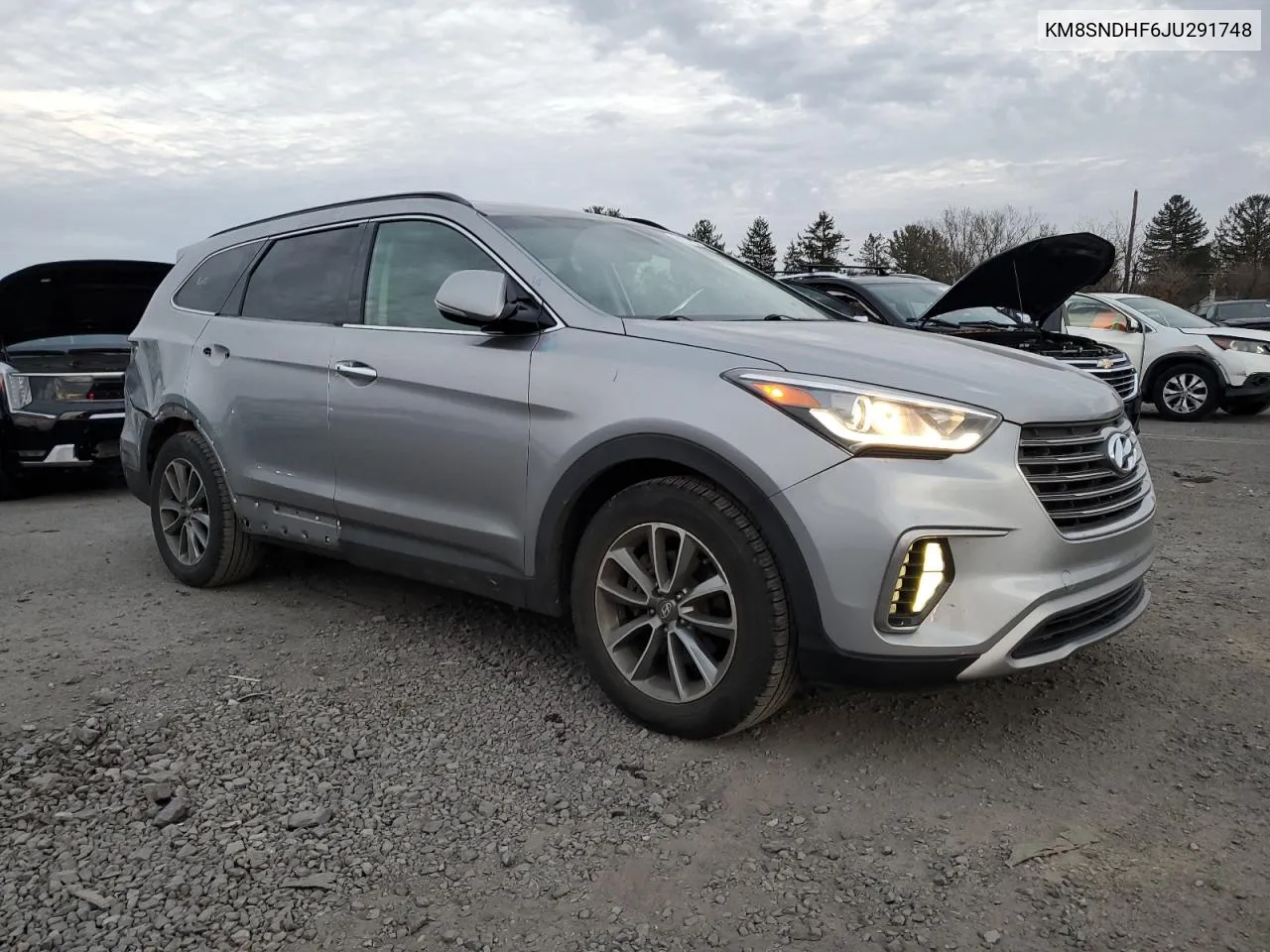 2018 Hyundai Santa Fe Se VIN: KM8SNDHF6JU291748 Lot: 81375724