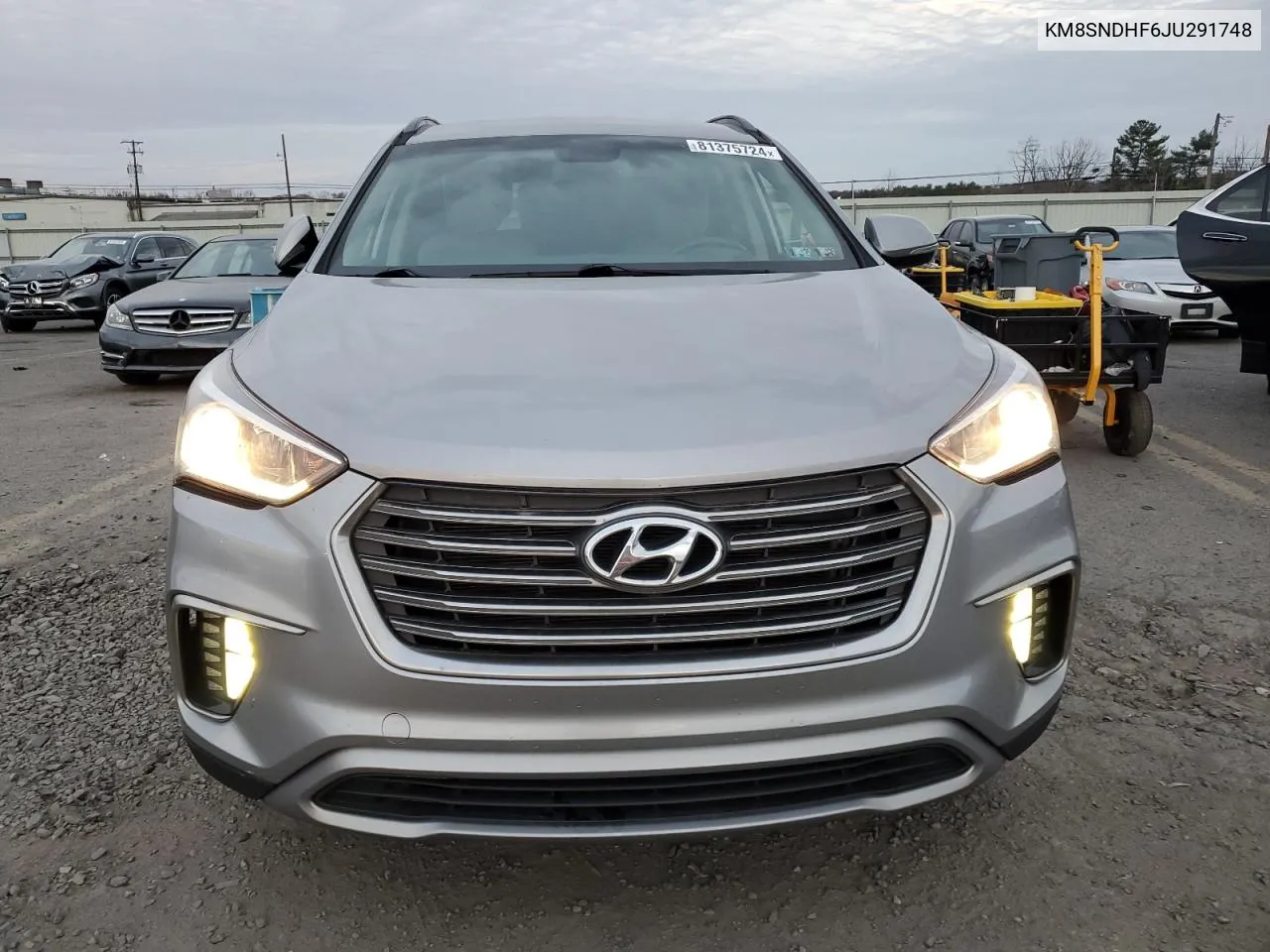 2018 Hyundai Santa Fe Se VIN: KM8SNDHF6JU291748 Lot: 81375724