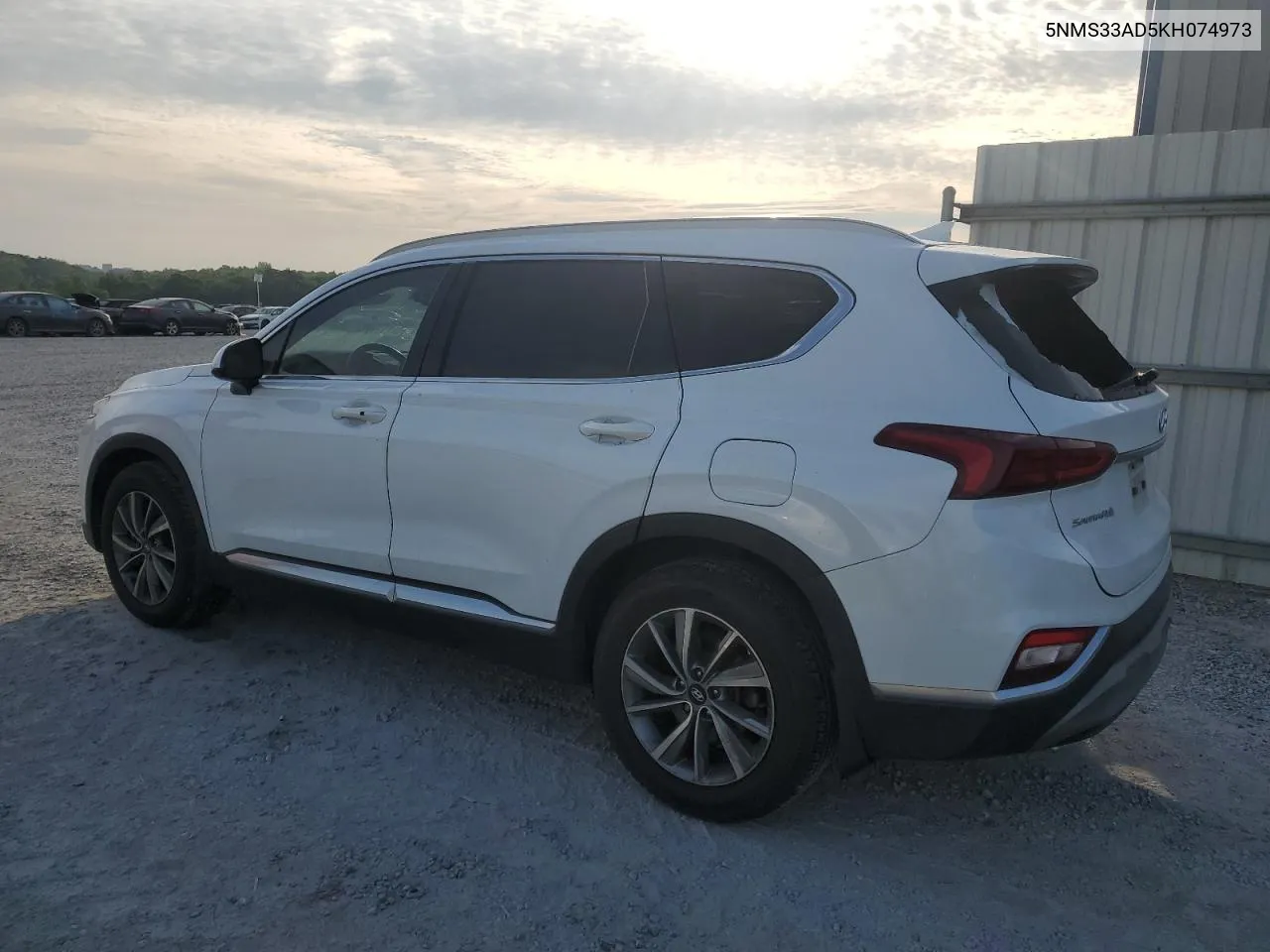 2019 Hyundai Santa Fe Sel VIN: 5NMS33AD5KH074973 Lot: 53163874