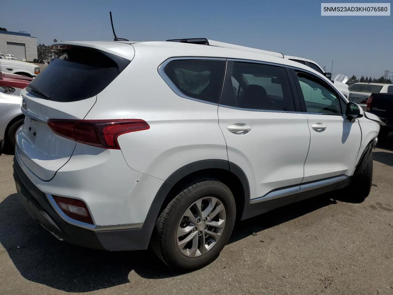 5NMS23AD3KH076580 2019 Hyundai Santa Fe Se