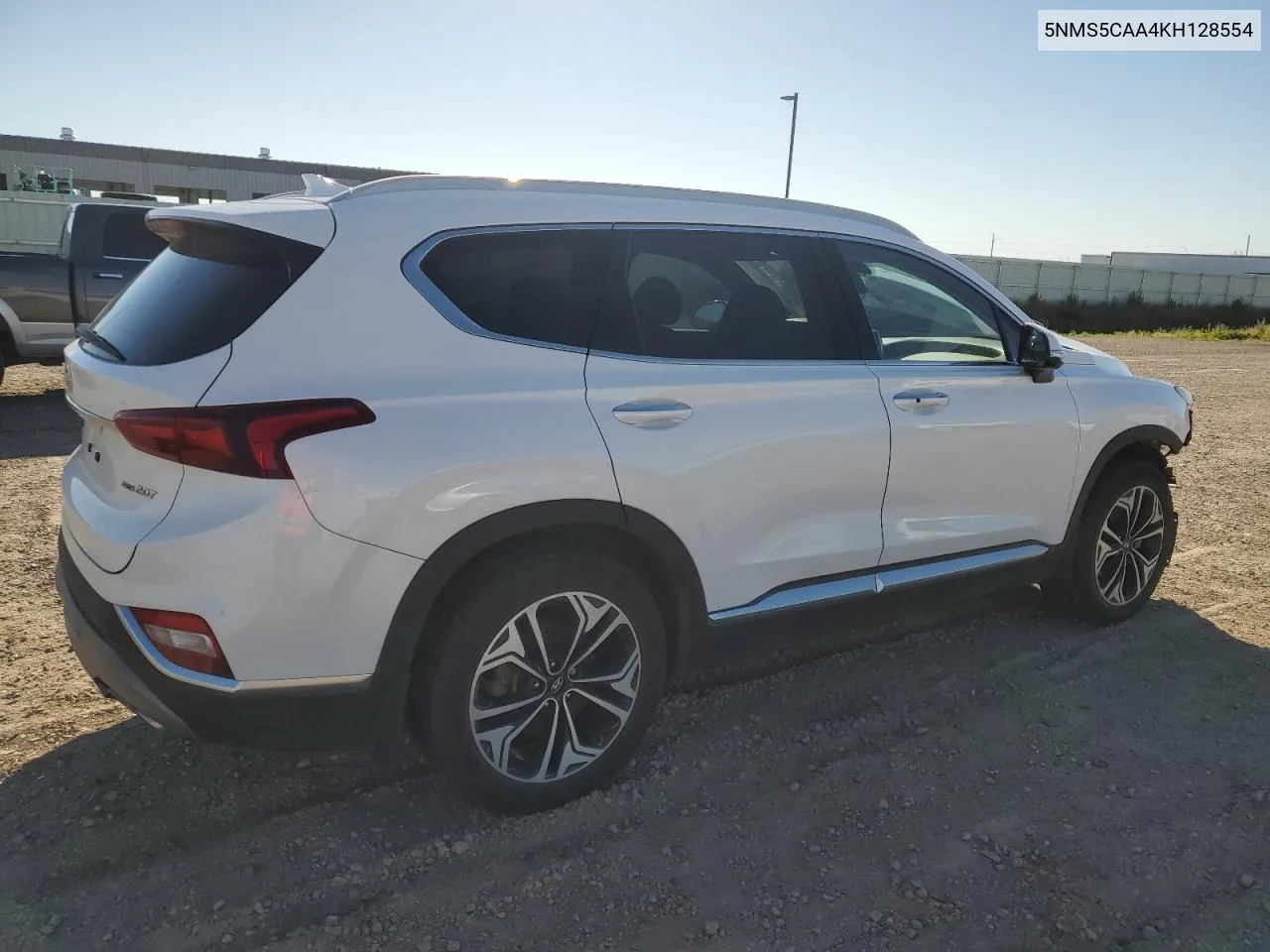 5NMS5CAA4KH128554 2019 Hyundai Santa Fe Limited