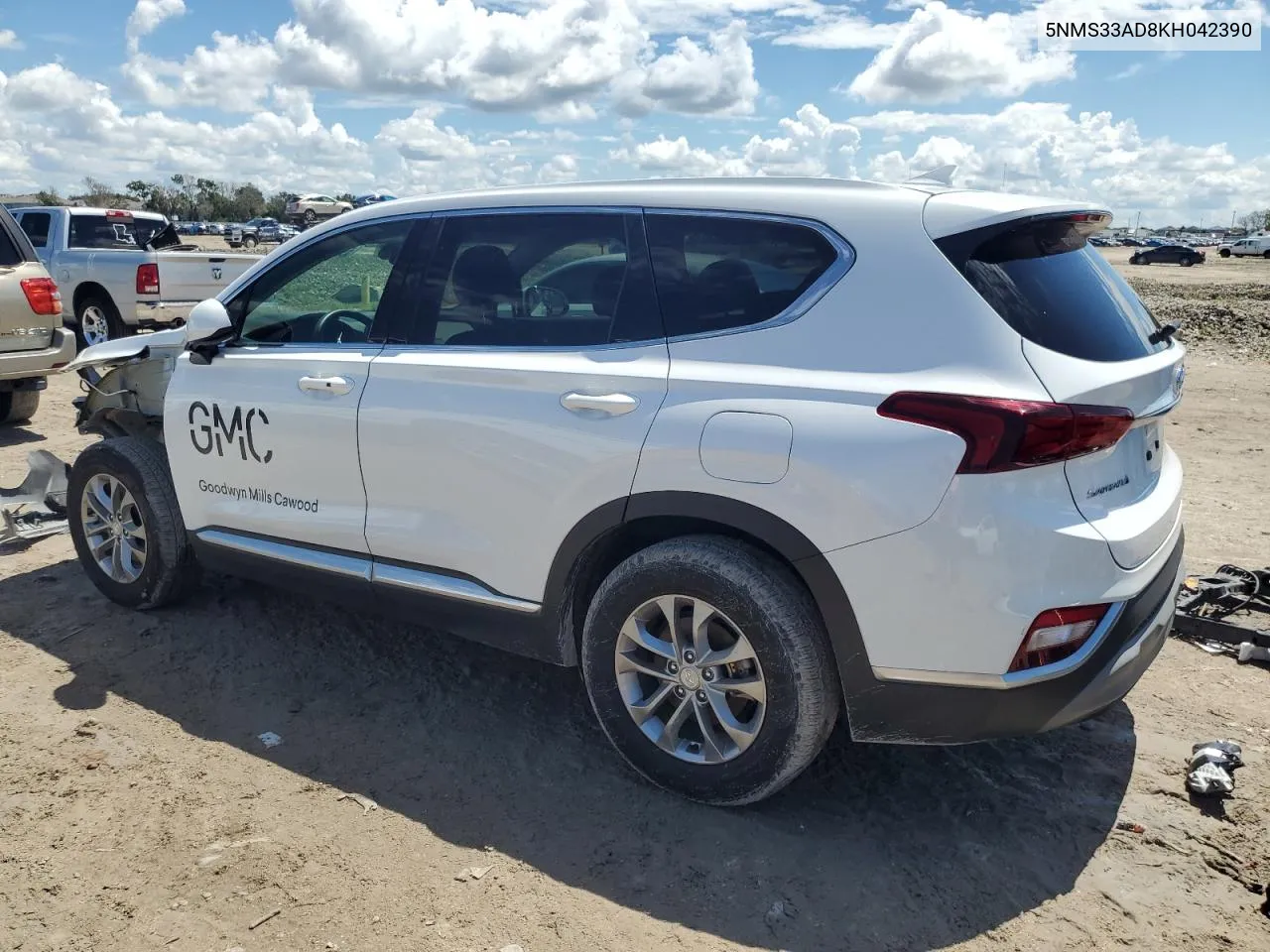 2019 Hyundai Santa Fe Sel VIN: 5NMS33AD8KH042390 Lot: 59290614