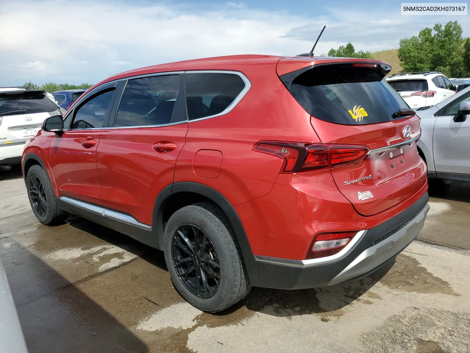 2019 Hyundai Santa Fe Se VIN: 5NMS2CAD2KH073167 Lot: 59360114