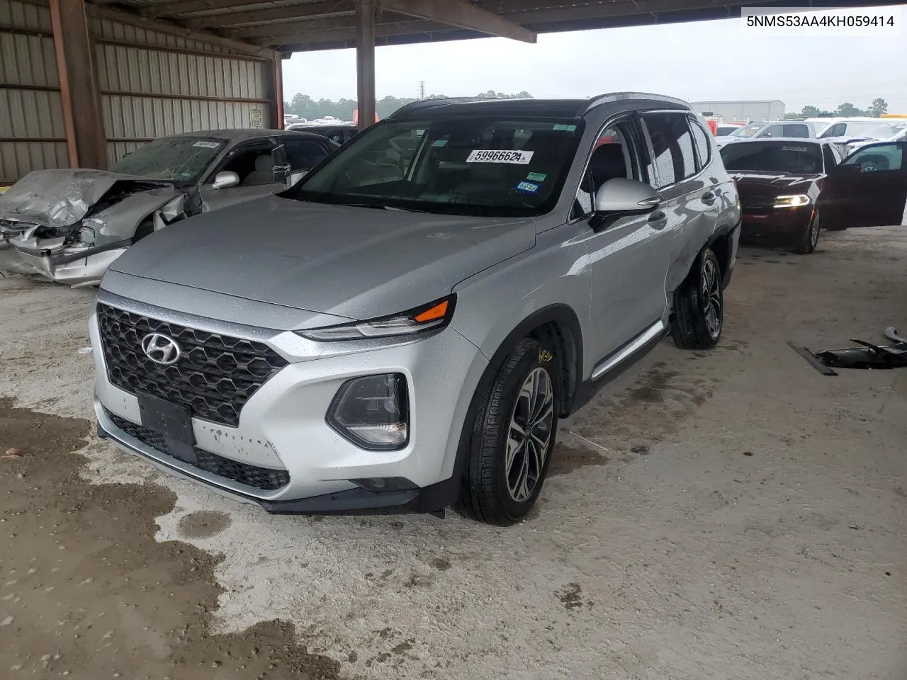 5NMS53AA4KH059414 2019 Hyundai Santa Fe Limited