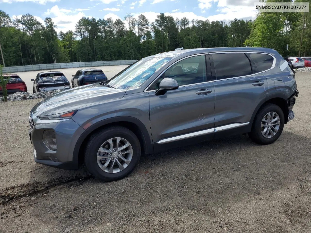 5NMS3CAD7KH007274 2019 Hyundai Santa Fe Sel