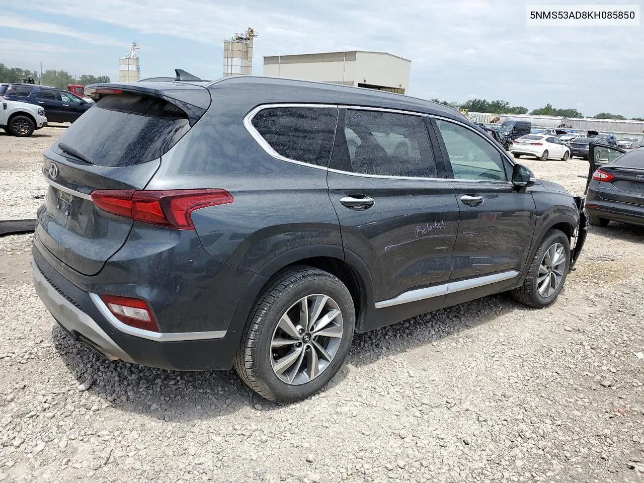 2019 Hyundai Santa Fe Limited VIN: 5NMS53AD8KH085850 Lot: 60435814