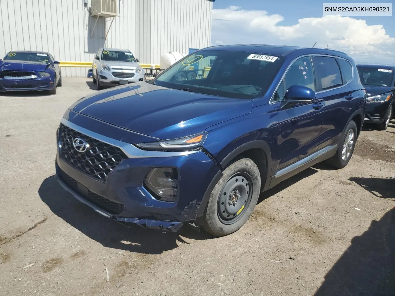 5NMS2CAD5KH090321 2019 Hyundai Santa Fe Se