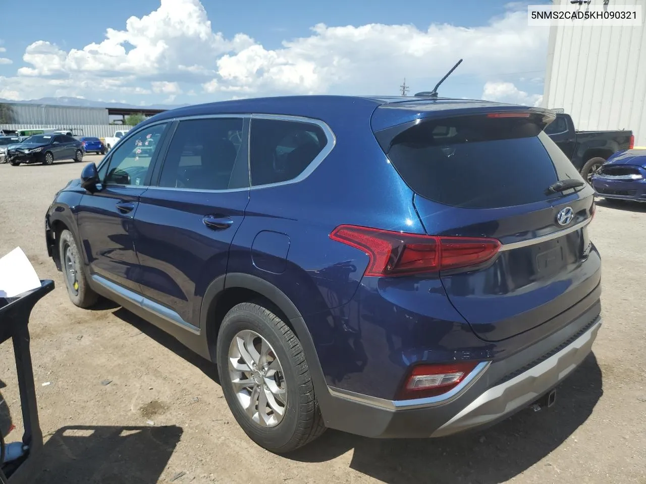 2019 Hyundai Santa Fe Se VIN: 5NMS2CAD5KH090321 Lot: 60897854