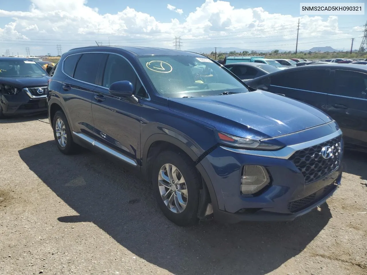 5NMS2CAD5KH090321 2019 Hyundai Santa Fe Se