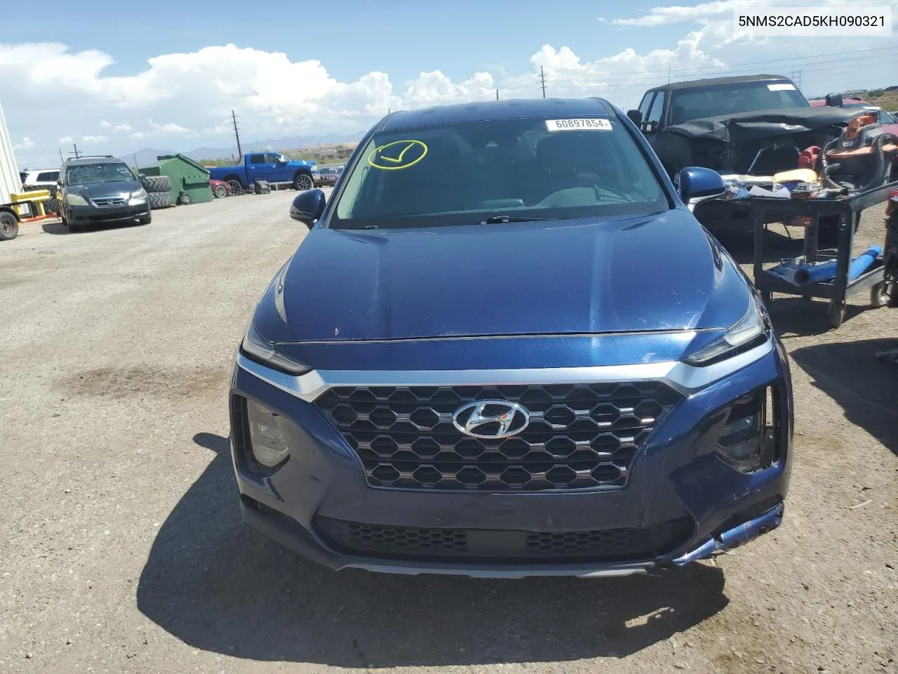 5NMS2CAD5KH090321 2019 Hyundai Santa Fe Se