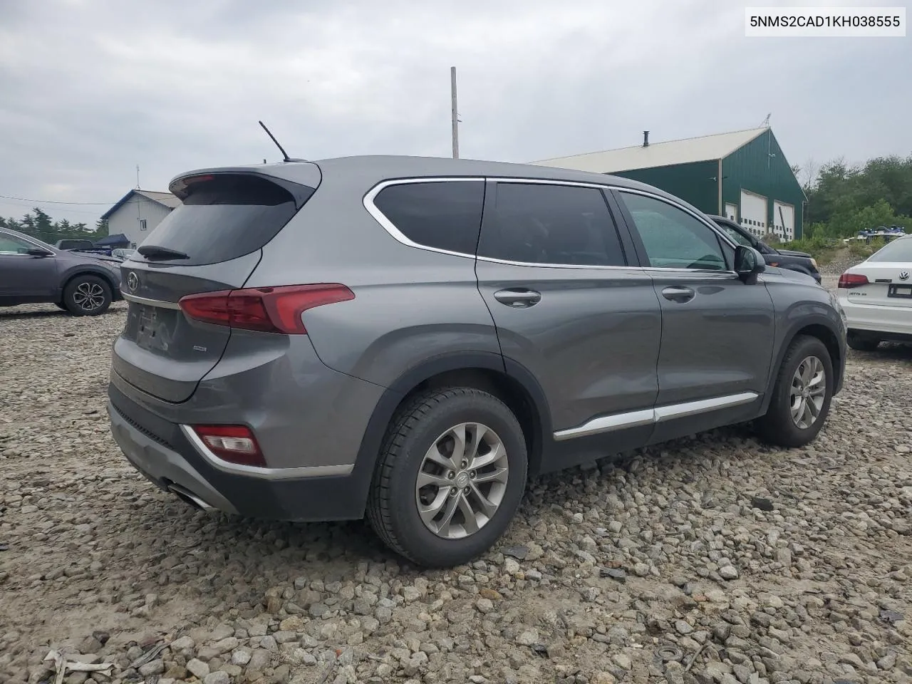 2019 Hyundai Santa Fe Se VIN: 5NMS2CAD1KH038555 Lot: 61210504