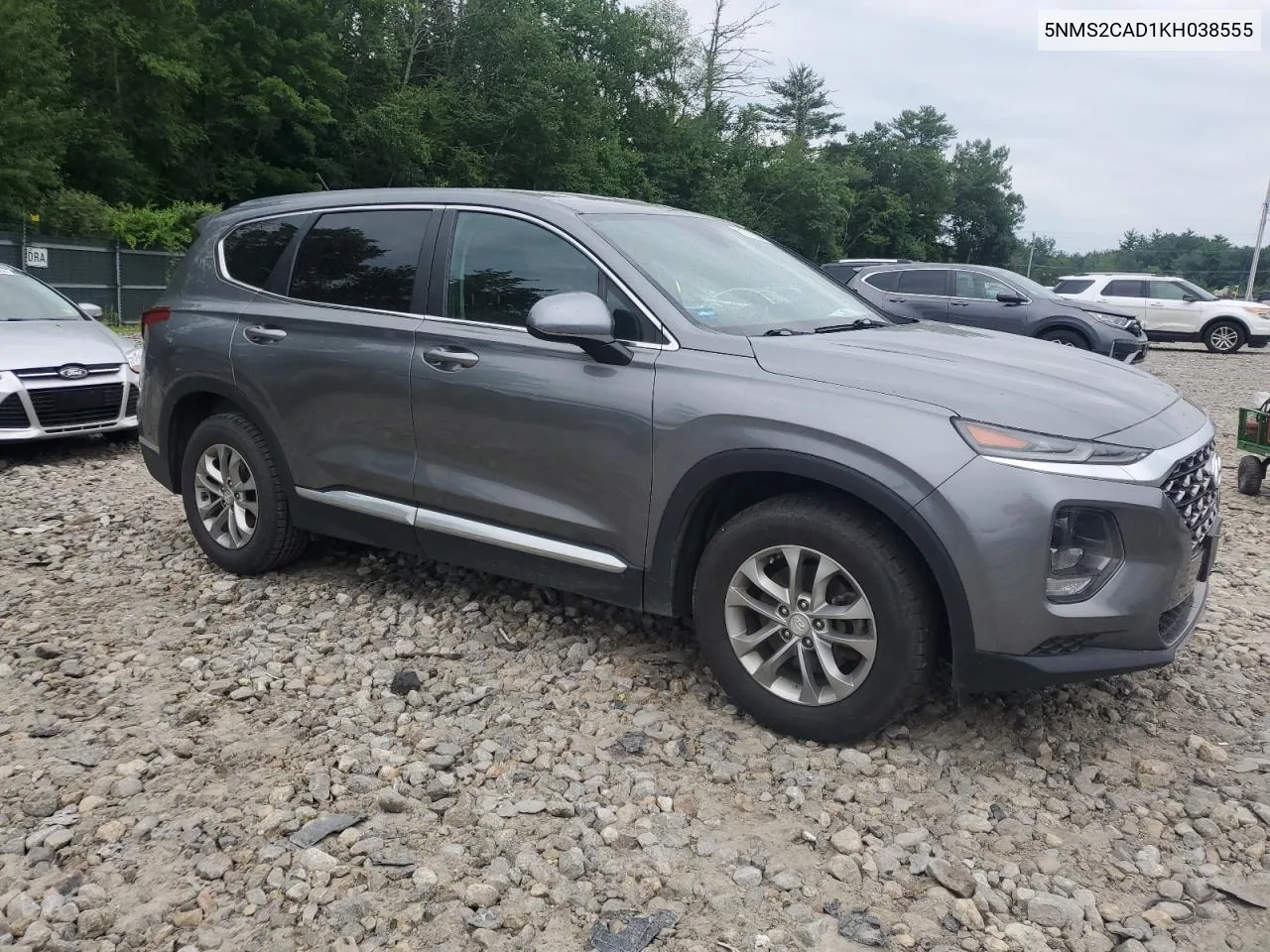 2019 Hyundai Santa Fe Se VIN: 5NMS2CAD1KH038555 Lot: 61210504