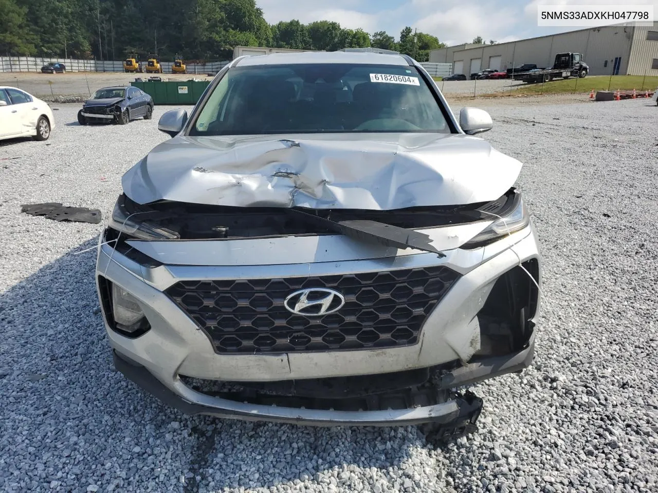 2019 Hyundai Santa Fe Sel VIN: 5NMS33ADXKH047798 Lot: 61820604