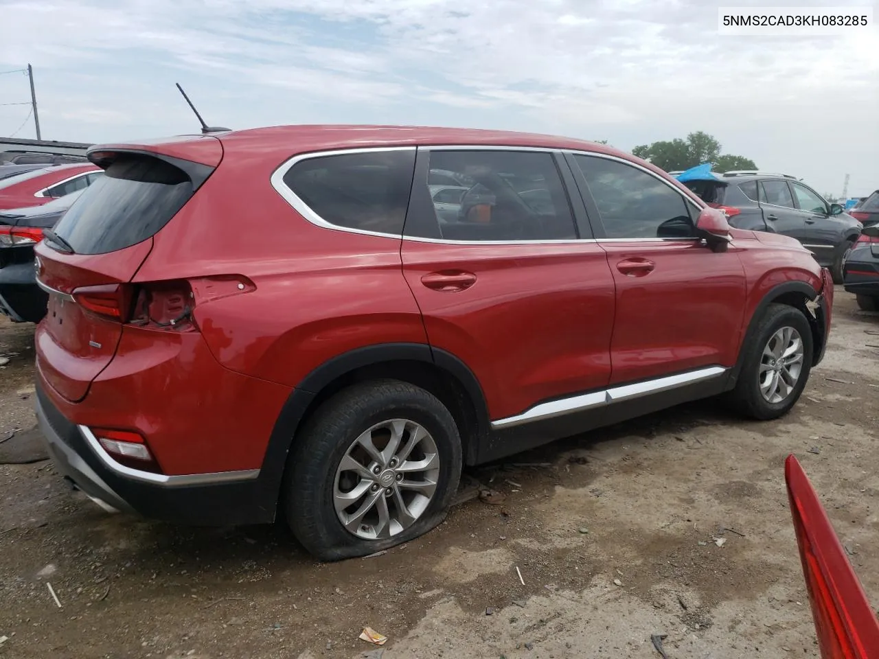 2019 Hyundai Santa Fe Se VIN: 5NMS2CAD3KH083285 Lot: 61950034