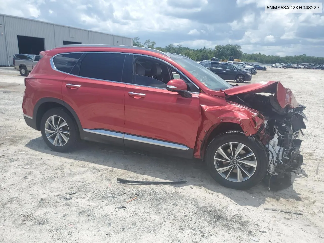 2019 Hyundai Santa Fe Limited VIN: 5NMS53AD2KH048227 Lot: 62302584