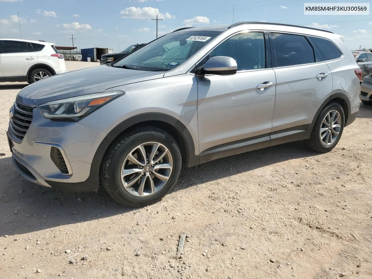 KM8SM4HF3KU300569 2019 Hyundai Santa Fe Xl Se