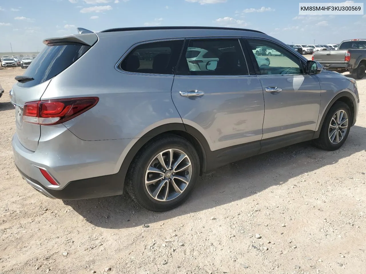 KM8SM4HF3KU300569 2019 Hyundai Santa Fe Xl Se