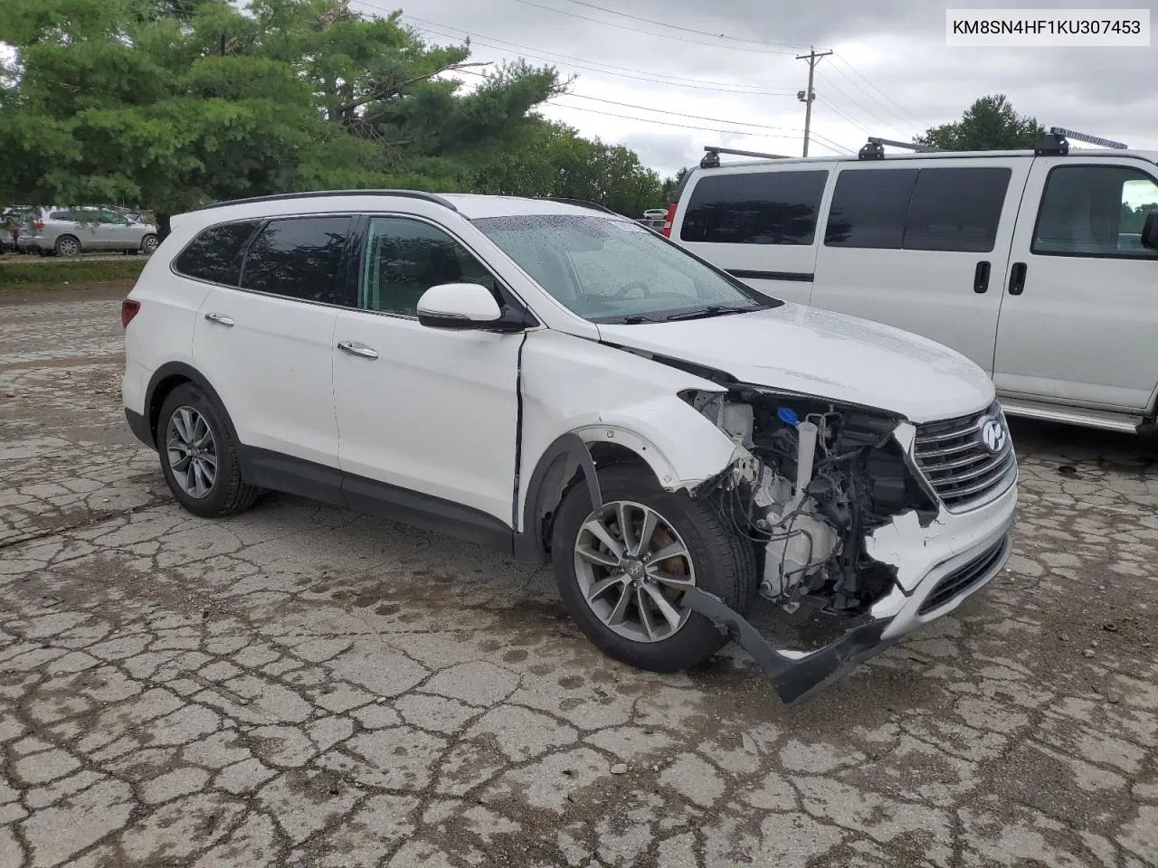 2019 Hyundai Santa Fe Xl Se VIN: KM8SN4HF1KU307453 Lot: 62621134