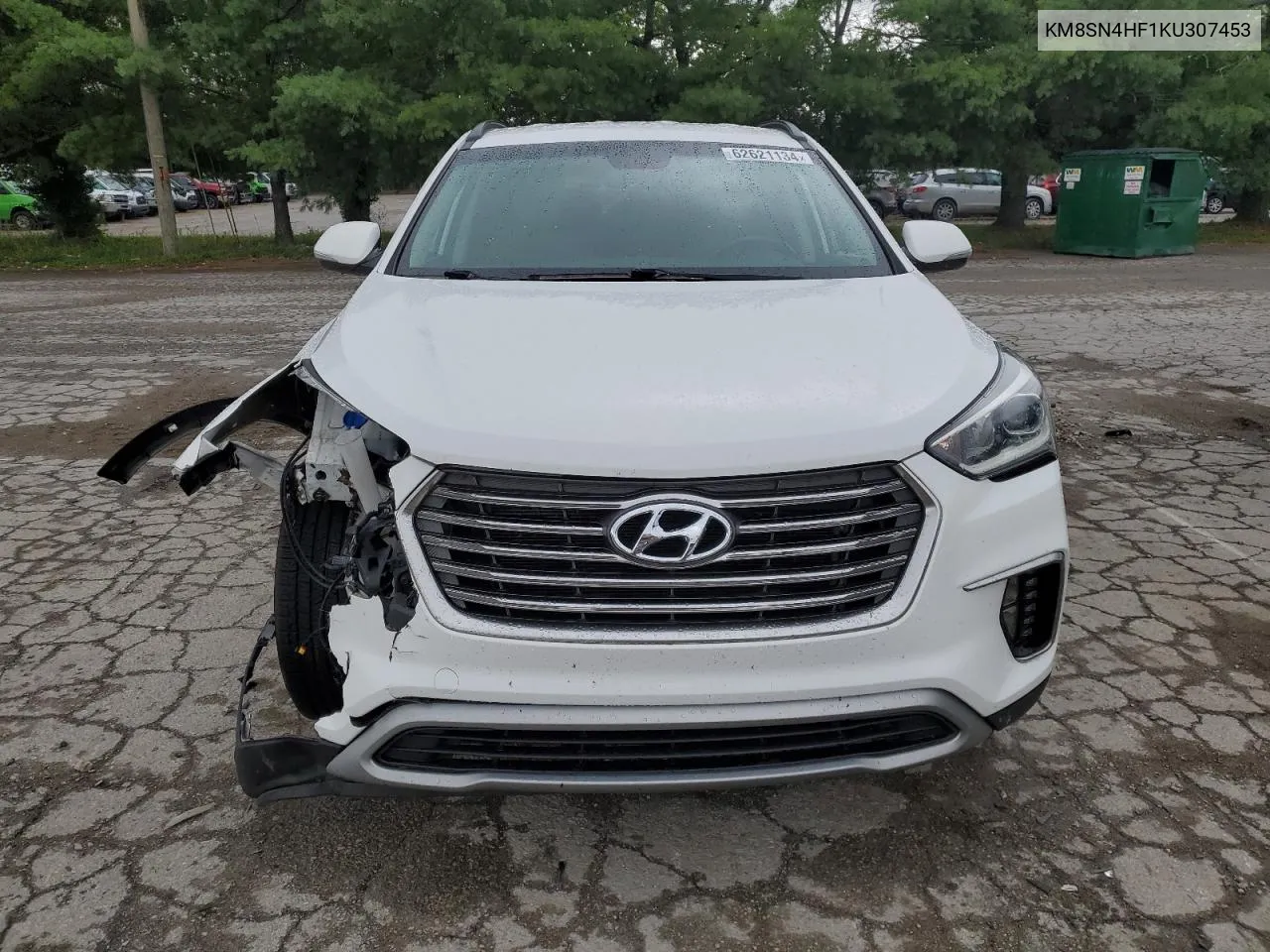 2019 Hyundai Santa Fe Xl Se VIN: KM8SN4HF1KU307453 Lot: 62621134