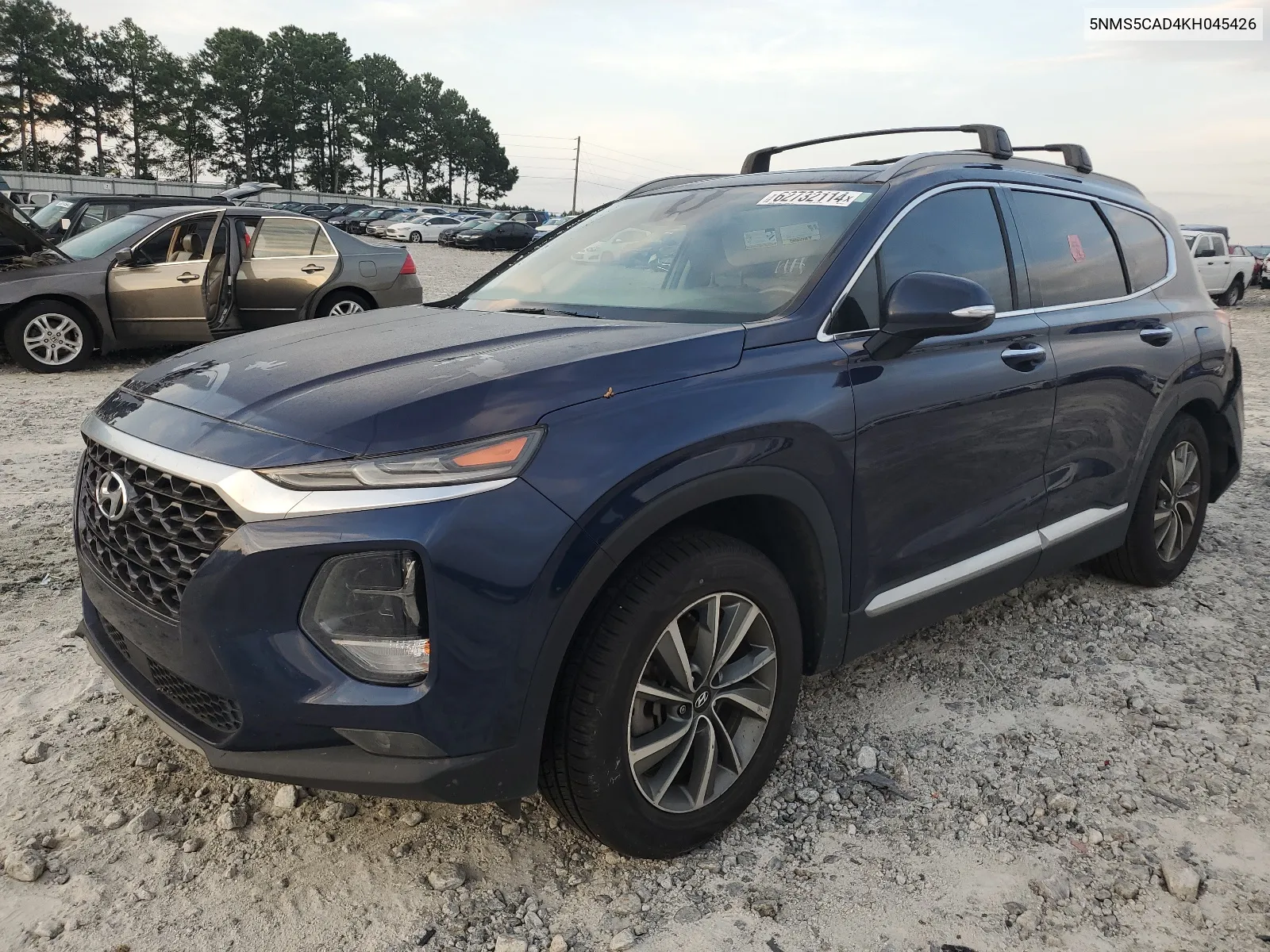 2019 Hyundai Santa Fe Limited VIN: 5NMS5CAD4KH045426 Lot: 62732114