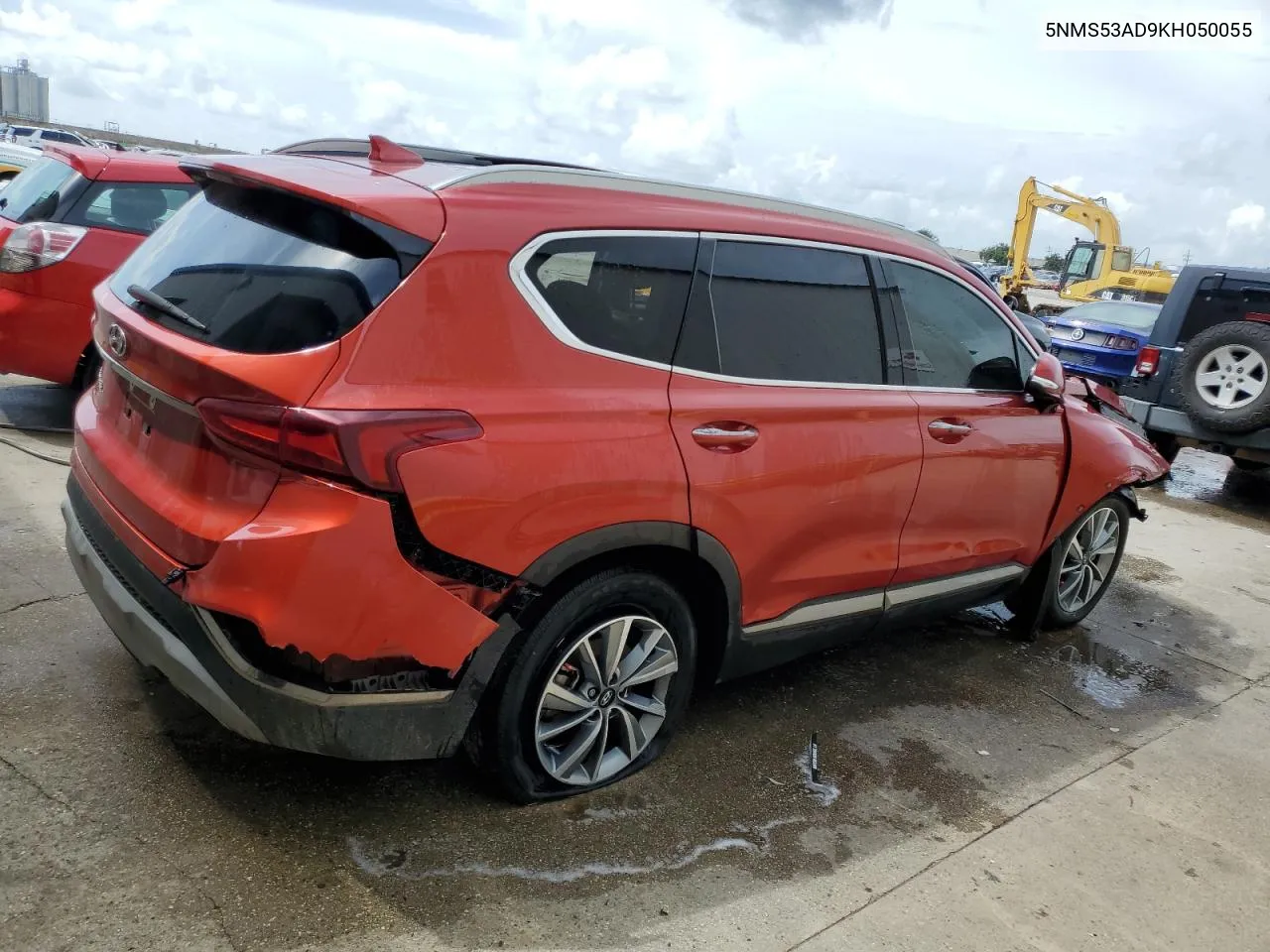 2019 Hyundai Santa Fe Limited VIN: 5NMS53AD9KH050055 Lot: 64101674