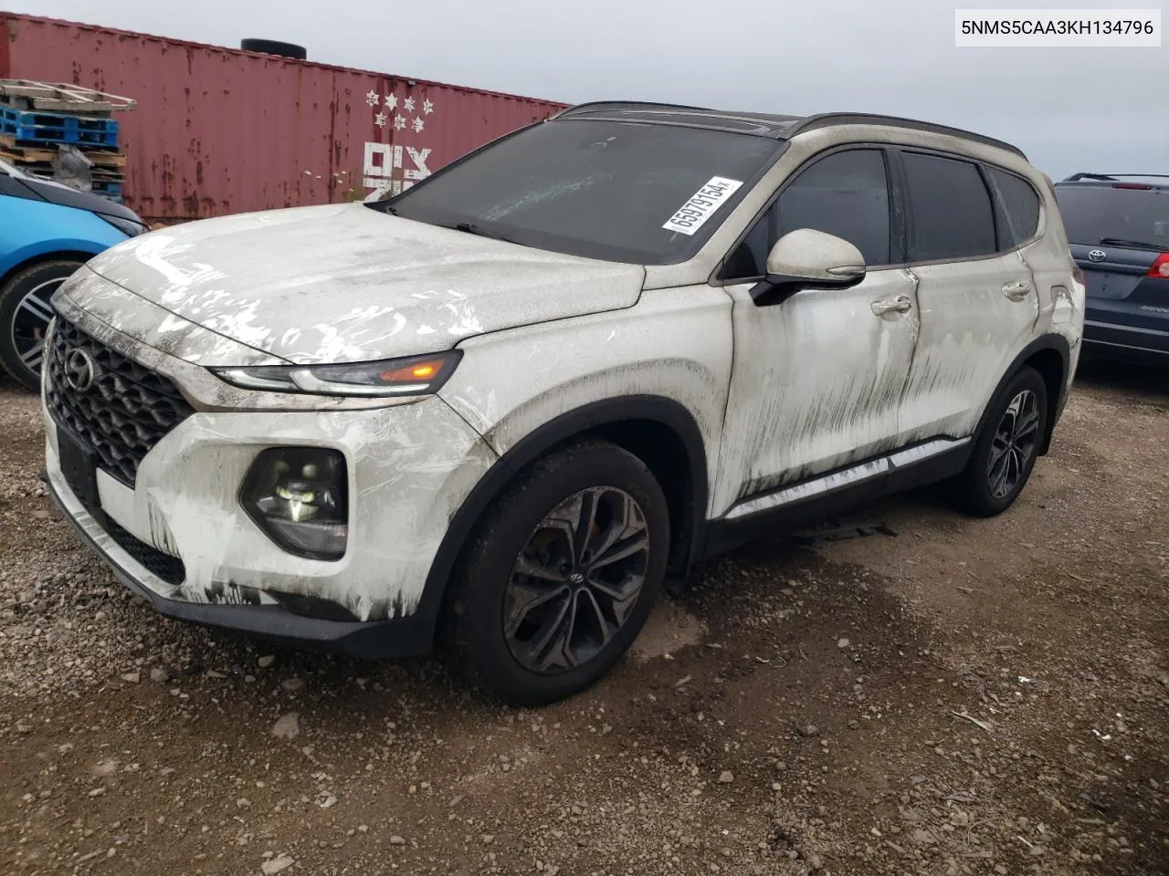 2019 Hyundai Santa Fe Limited VIN: 5NMS5CAA3KH134796 Lot: 65979154