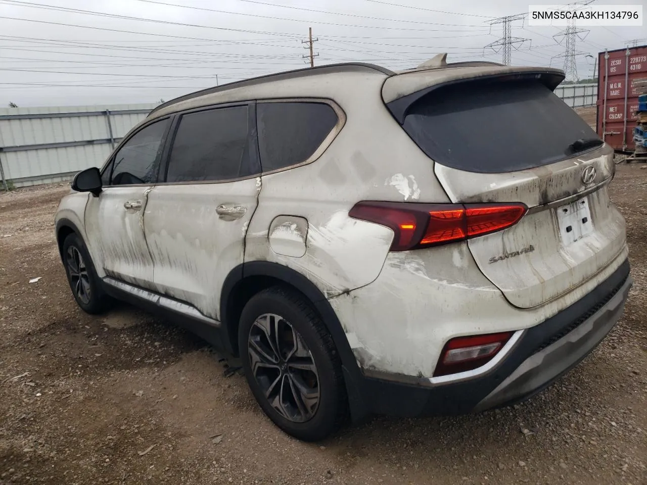 2019 Hyundai Santa Fe Limited VIN: 5NMS5CAA3KH134796 Lot: 65979154