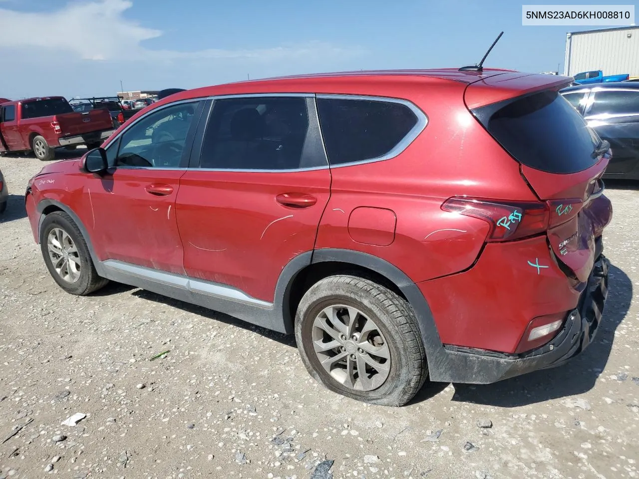 5NMS23AD6KH008810 2019 Hyundai Santa Fe Se