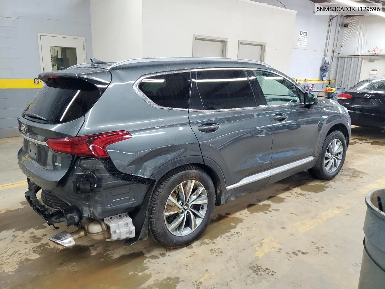 2019 Hyundai Santa Fe Sel VIN: 5NMS3CAD3KH129596 Lot: 67205604