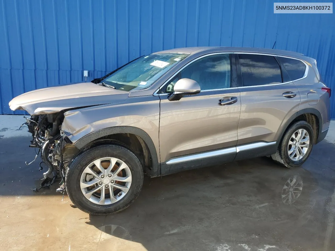 2019 Hyundai Santa Fe Se VIN: 5NMS23AD8KH100372 Lot: 67493724