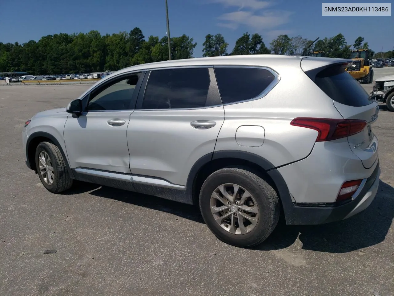 2019 Hyundai Santa Fe Se VIN: 5NMS23AD0KH113486 Lot: 68436434