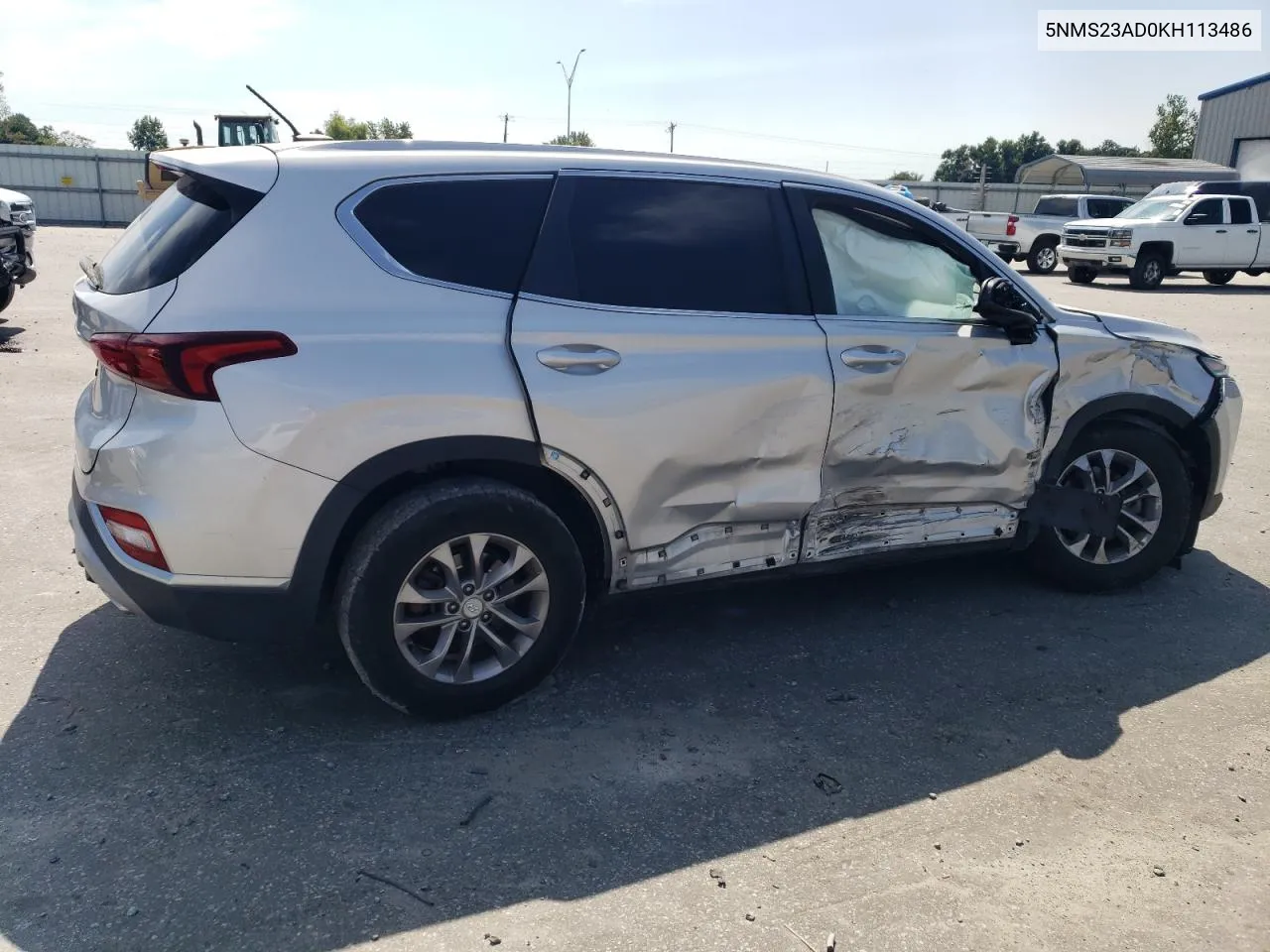 2019 Hyundai Santa Fe Se VIN: 5NMS23AD0KH113486 Lot: 68436434