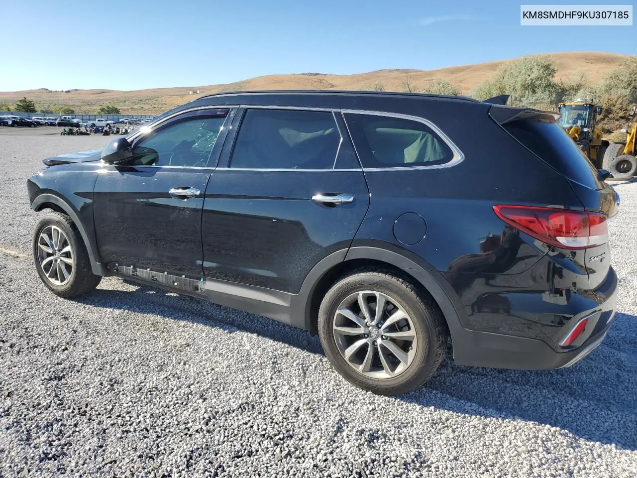 2019 Hyundai Santa Fe Xl Se VIN: KM8SMDHF9KU307185 Lot: 68674724