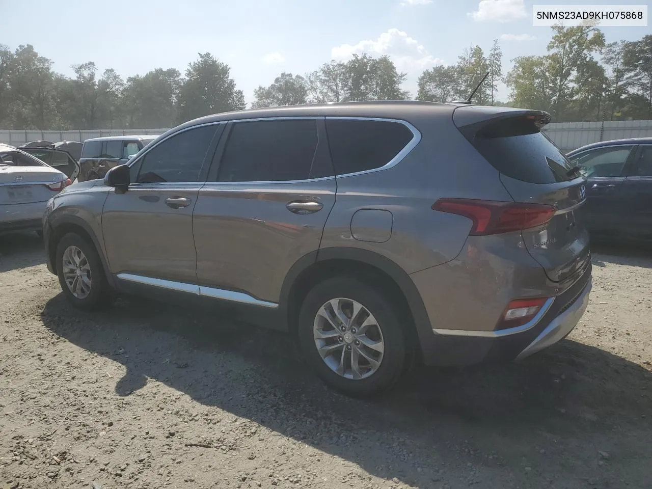 2019 Hyundai Santa Fe Se VIN: 5NMS23AD9KH075868 Lot: 69005154