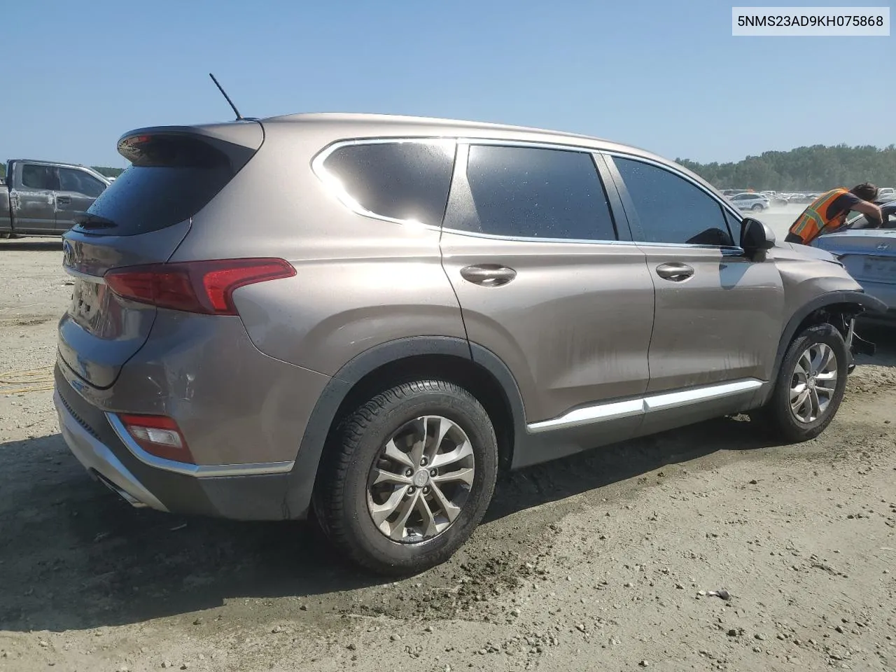 2019 Hyundai Santa Fe Se VIN: 5NMS23AD9KH075868 Lot: 69005154