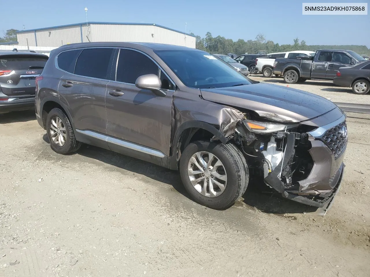 2019 Hyundai Santa Fe Se VIN: 5NMS23AD9KH075868 Lot: 69005154