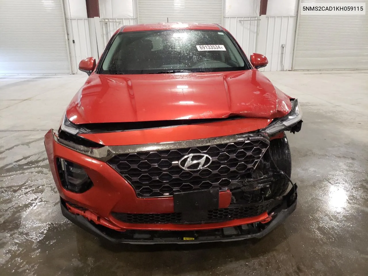 2019 Hyundai Santa Fe Se VIN: 5NMS2CAD1KH059115 Lot: 69133534