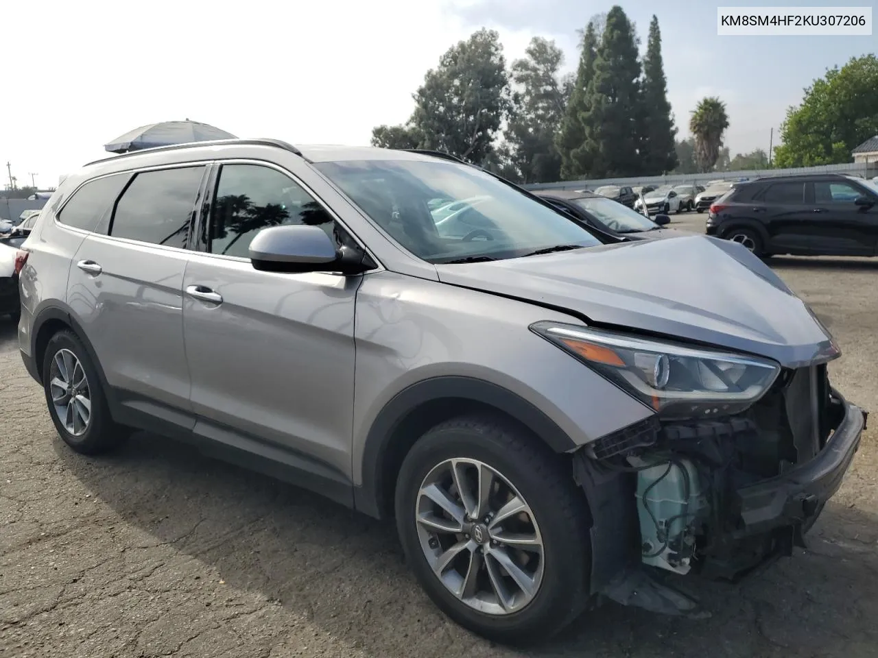 2019 Hyundai Santa Fe Xl Se VIN: KM8SM4HF2KU307206 Lot: 69322274