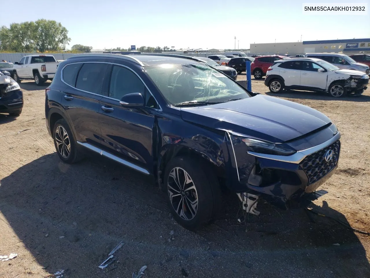 2019 Hyundai Santa Fe Limited VIN: 5NMS5CAA0KH012932 Lot: 69397664