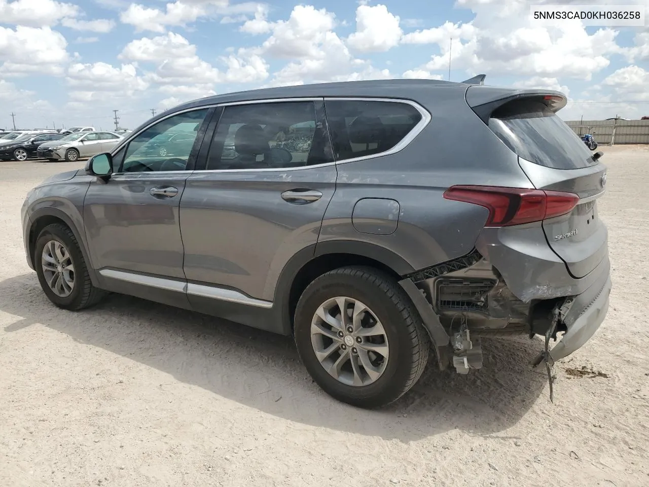 2019 Hyundai Santa Fe Sel VIN: 5NMS3CAD0KH036258 Lot: 69479224