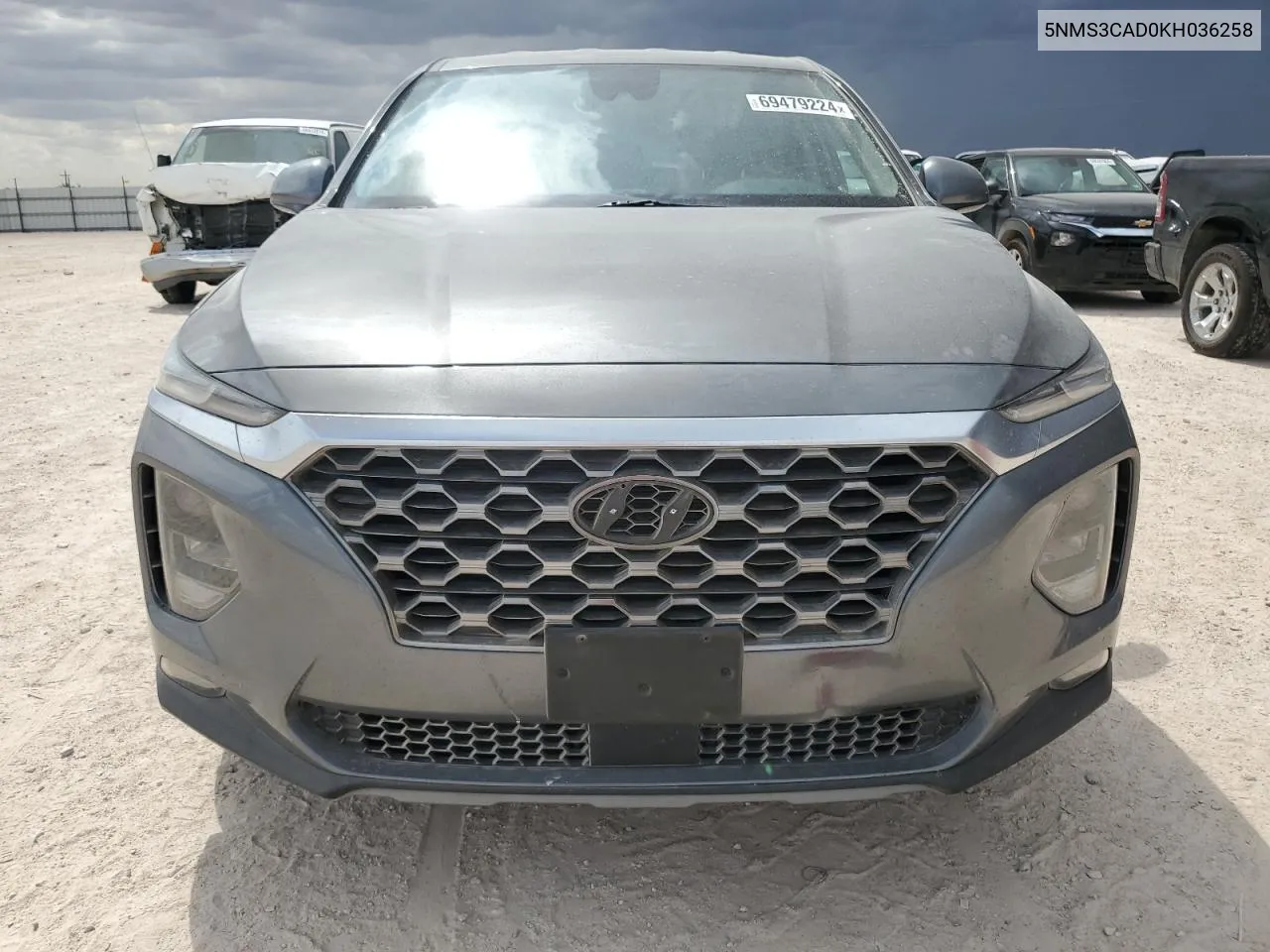 2019 Hyundai Santa Fe Sel VIN: 5NMS3CAD0KH036258 Lot: 69479224