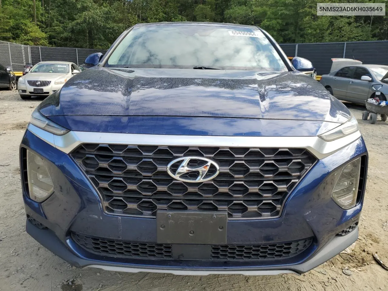 5NMS23AD6KH035649 2019 Hyundai Santa Fe Se