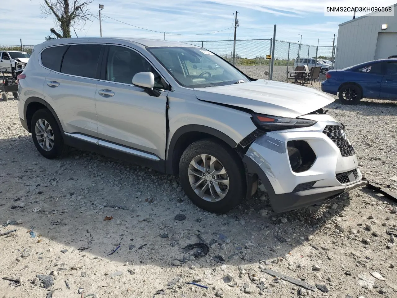 5NMS2CAD3KH096568 2019 Hyundai Santa Fe Se