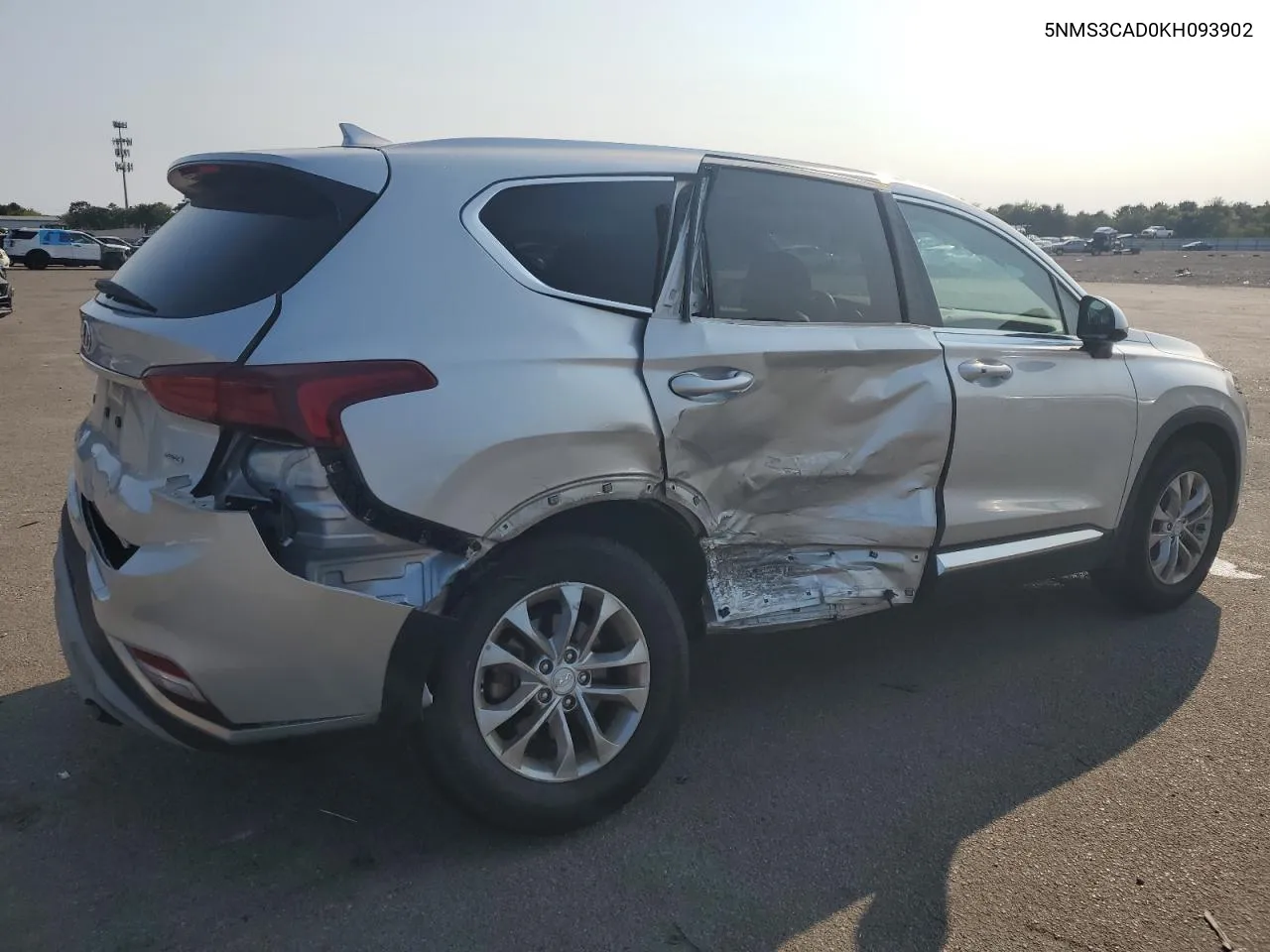 2019 Hyundai Santa Fe Sel VIN: 5NMS3CAD0KH093902 Lot: 69935824