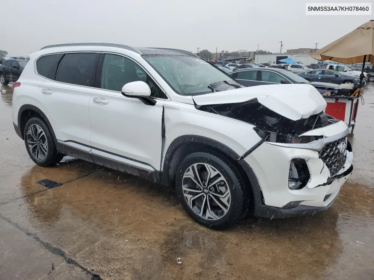 5NMS53AA7KH078460 2019 Hyundai Santa Fe Limited