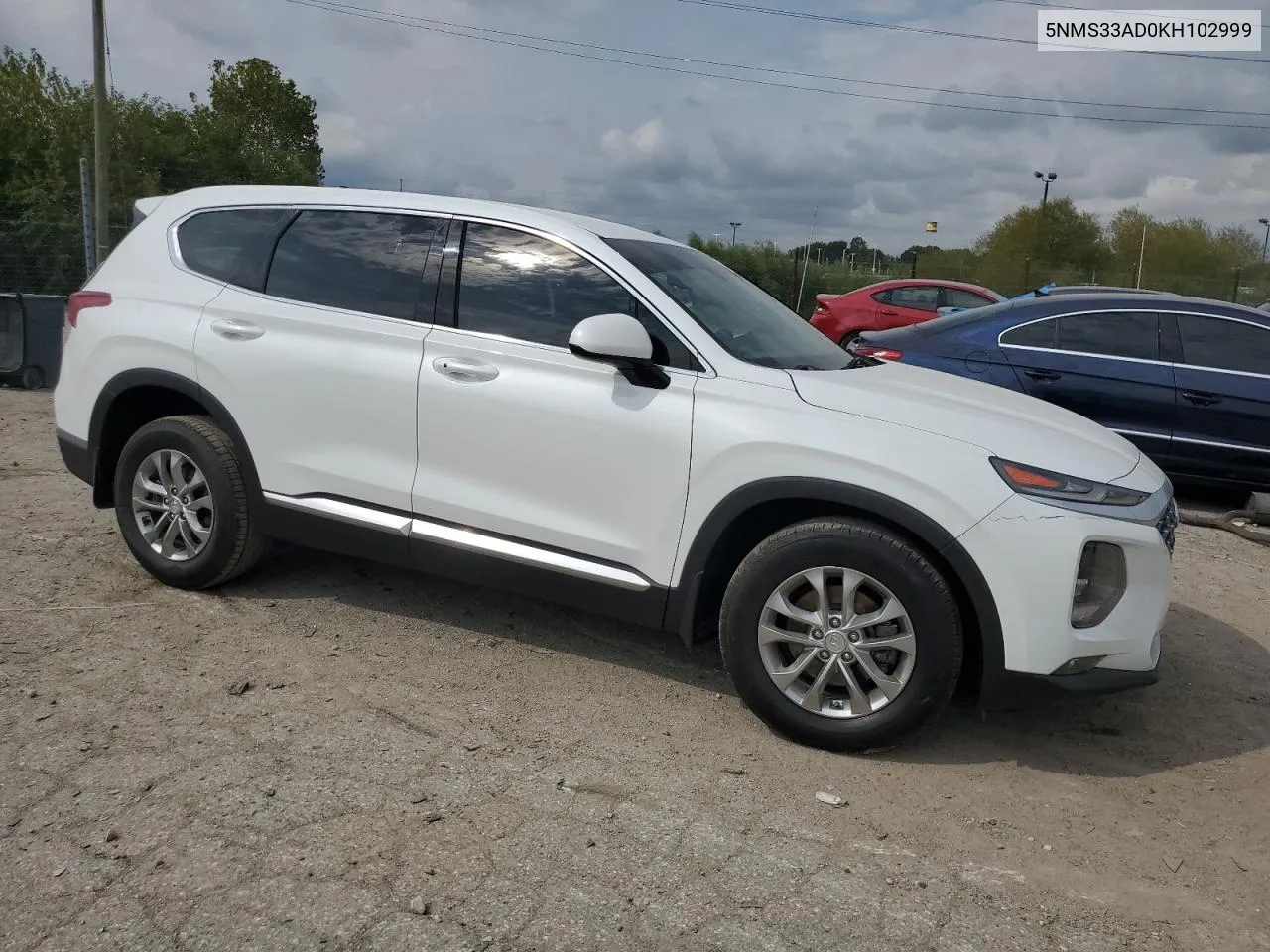 2019 Hyundai Santa Fe Sel VIN: 5NMS33AD0KH102999 Lot: 70059594