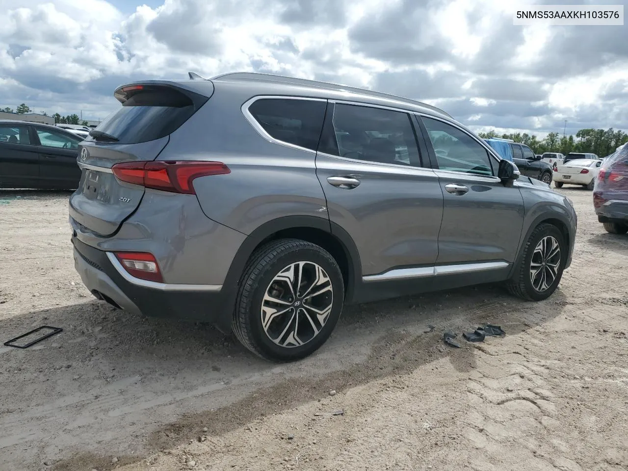 5NMS53AAXKH103576 2019 Hyundai Santa Fe Limited